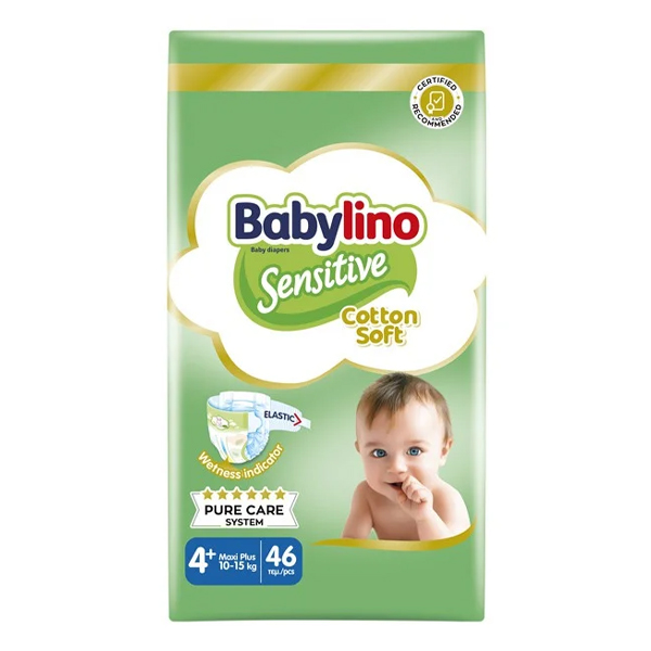 BABYLINO ΠΑΝΕΣ SENSITIVE No4+ (46τεμ.) (10-15kg)