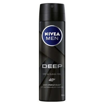 NIVEA DEO MEN 150ml - (DEEP) (BLACK CARBON) (DRY ΚΑΙ CLEAN)