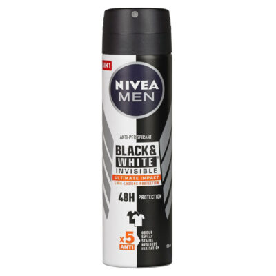 NIVEA DEO MEN 150ml - (B ΚΑΙ W) (INVISIBLE) (ULTIMATE IMPACT)