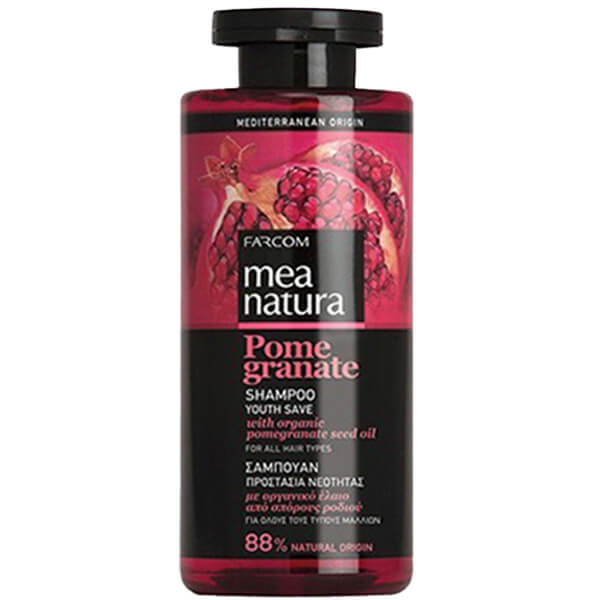 FARCOM MEA NATURA POMEGRANATE ΣΑΜΠΟΥΑΝ 300ml - (ΓΙΑ ΟΛΟΥΣ ΤΟΥΣ ΤΥΠΟΥΣ ΜΑΛΛΙΩΝ)