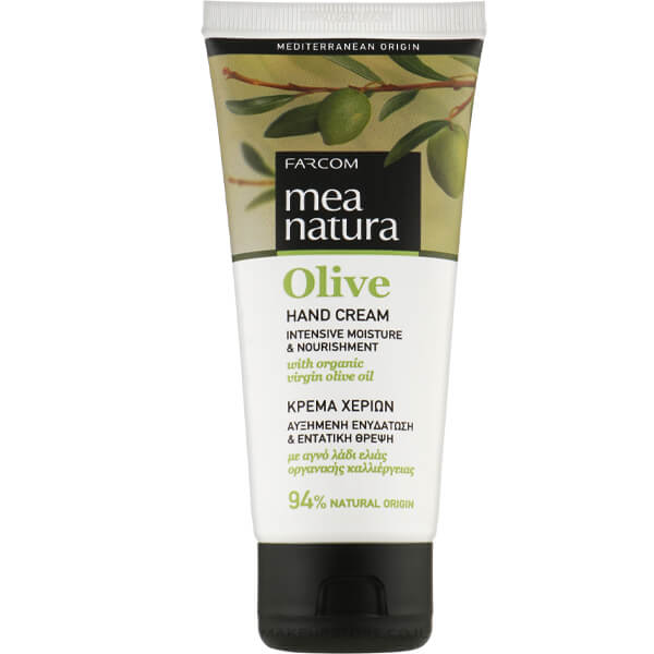 FARCOM MEA NATURA OLIVE ΚΡΕΜΑ ΧΕΡΙΩΝ 100ml - (ΘΡΕΨΗ ΚΑΙ ΕΝΥΔΑΤΩΣΗ)