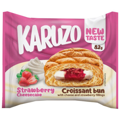 KARUZO ΚΡΟΥΑΣΑΝ BUN 82gr - (CHEESECAKE ΦΡΑΟΥΛΑ)