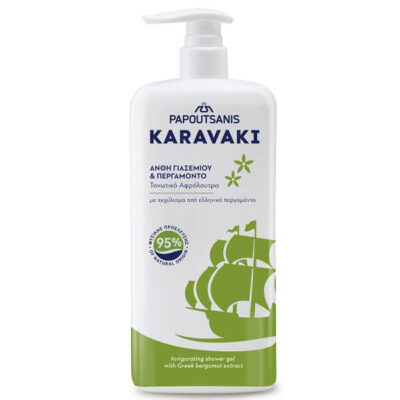 PAPOUTSANIS KARAVAKI ΑΦΡΟΛΟΥΤΡΟ 750ml - (ΓΙΑΣΕΜΙ ΚΑΙ ΠΕΡΓΑΜΟΝΤΟ) (ΑΝΤΛΙΑ)