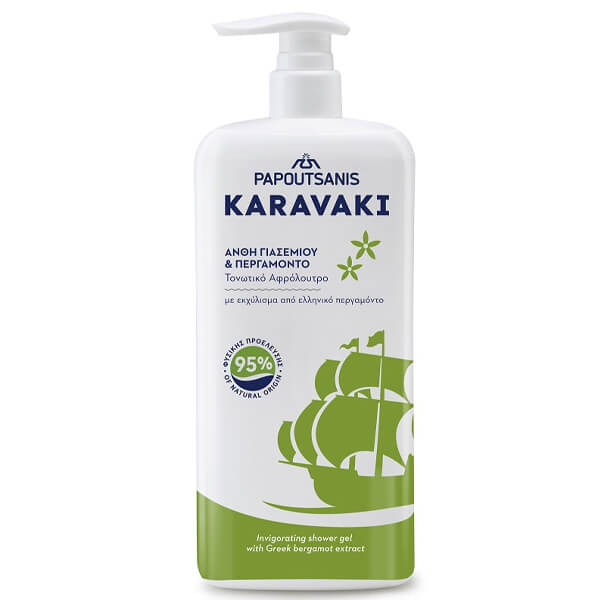 PAPOUTSANIS KARAVAKI ΑΦΡΟΛΟΥΤΡΟ 750ml - (ΓΙΑΣΕΜΙ ΚΑΙ ΠΕΡΓΑΜΟΝΤΟ) (ΑΝΤΛΙΑ)