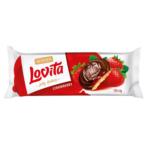 ROSHEN LOVITA JELLY COOKIES 135gr - (ΦΡΑΟΥΛΑ)