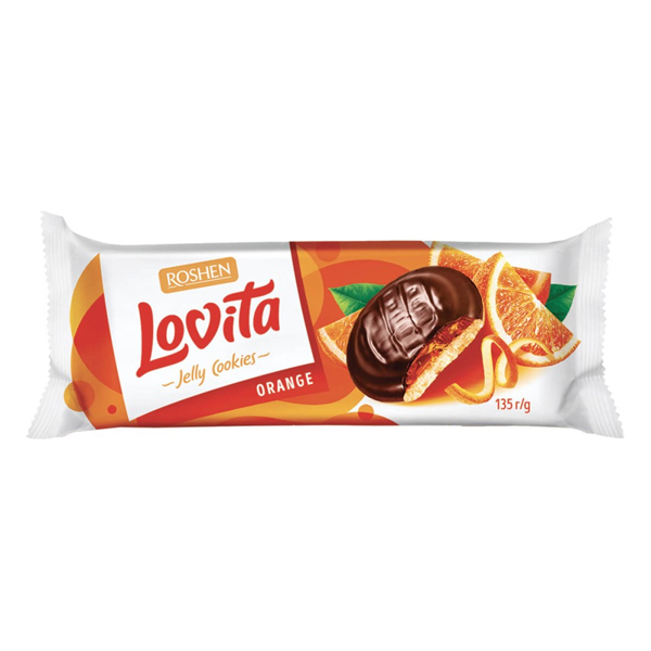 ROSHEN LOVITA JELLY COOKIES 135gr - (ΠΟΡΤΟΚΑΛΙ)