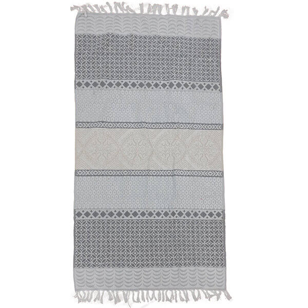 ΠΕΤΣΕΤΑ ΘΑΛΑΣΣΗΣ ΜΕ ΚΡΟΣΙΑ 90x170cm - (ΓΕΩΜΕΤΡΙΚΑ ΣΧΕΔΙΑ) (TOW-23303)