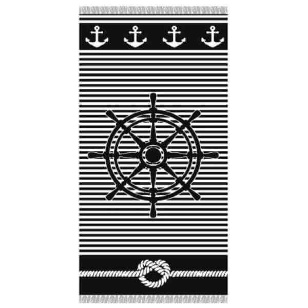 ΠΕΤΣΕΤΑ ΘΑΛΑΣΣΗΣ ΜΕ ΚΡΟΣΙΑ 90x170cm - (ΑΓΚΥΡΑ) (TOW-23308)