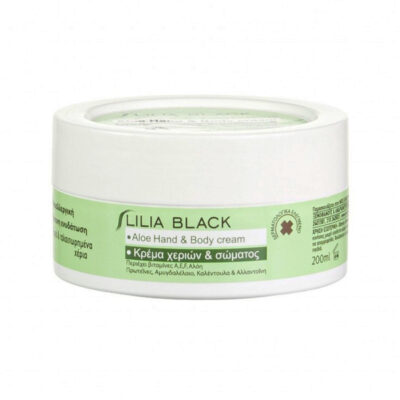 LILIA BLACK ΚΡΕΜΑ ΧΕΡΙΩΝ 200ml - (ALOE VERA)