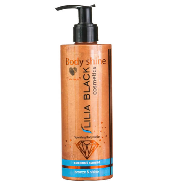 LILIA BLACK SHINE ΓΑΛΑΚΤΩΜΑ ΣΩΜΑΤΟΣ 300ml - (COCONUT SUNSET) (ΑΝΤΛΙΑ)