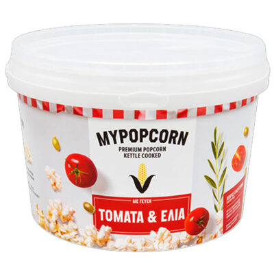 MYPOPCORN ΠΟΠ ΚΟΡΝ ΤΟΜΑΤΑ ΚΑΙ ΕΛΙΑ - 200gr.