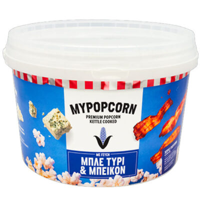 MYPOPCORN ΠΟΠ ΚΟΡΝ ΜΠΛΕ ΤΥΡΙ ΚΑΙ ΜΠΕΙΚΟΝ - 200gr.