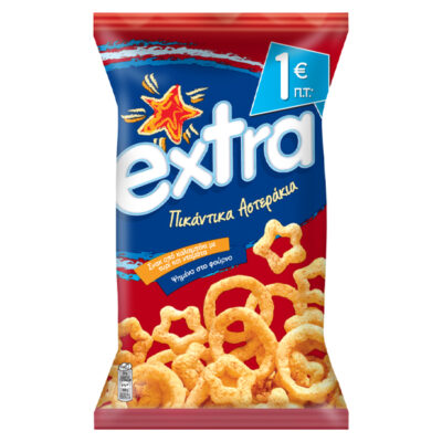 EXTRA 85gr. - (ΑΣΤΕΡΑΚΙΑ) (ΠΙΚΑΝΤΙΚΗ) (ΠΛΤ 1€)