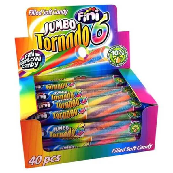 FINI ΠΟΛΥΧΡΩΜΟ ΚΑΛΩΔΙΟ 40τεμ. ZAX - (JUMBO TORNADO)