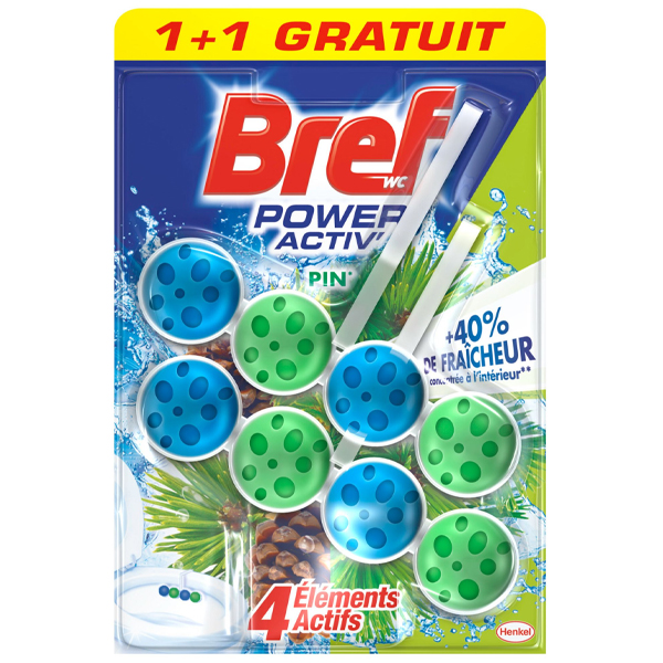 BREF POWER ACTIVE 2x50ml (4τεμ.) - (PINE)