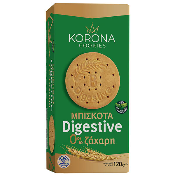 KORONA DIGESTIVE 0% ΖΑΧΑΡΗ 120gr.
