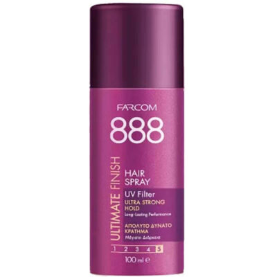 FARCOM SPRAY 888 LAC 100ml - (ULTRA STRONG HOLD)