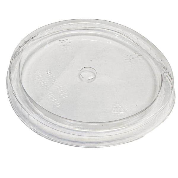 ΚΑΠΑΚΙ FLAT (100τεμ.) - (ΓΙΑ ΧΑΡΤΙΝΟ) (14-16oz) (90mm) (PET) - (5071) - LUXPLAST