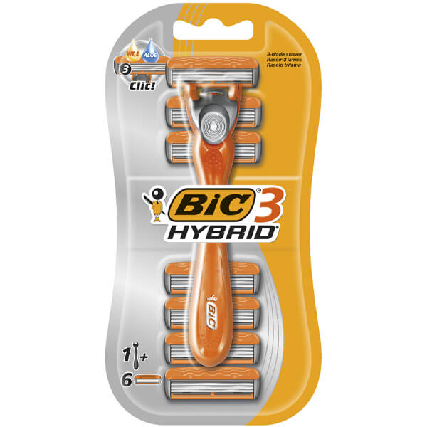 BIC ΞΥΡΑΦΑΚΙΑ HYBRID 3 - (6 ΑΝΤΑΛΛΑΚΤΙΚΑ)