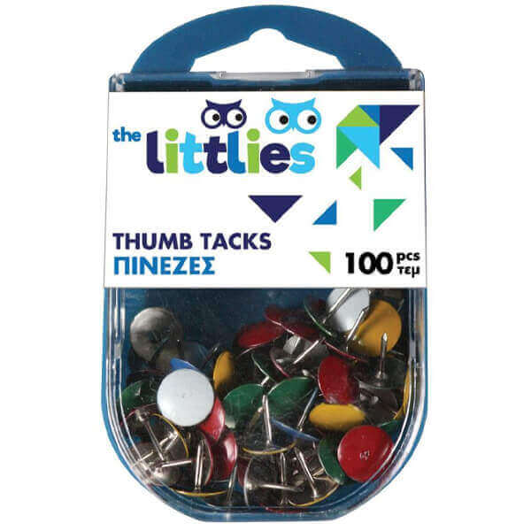 THE LITTLIES ΠΙΝΕΖΕΣ ΧΡΩΜΑΤΙΣΤΕΣ BLISTER (100ΤΕΜ.)