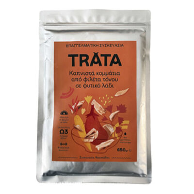 TRATA ΤΟΝΟΣ ΚΑΠΝΙΣΤΟΣ 650gr. - (ΣΑΚΟΥΛΑΚΙ)