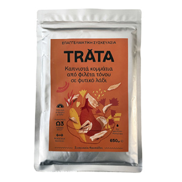 TRATA ΤΟΝΟΣ ΚΑΠΝΙΣΤΟΣ 650gr. - (ΣΑΚΟΥΛΑΚΙ)