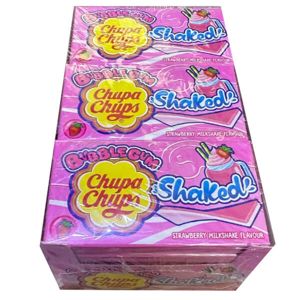 CHUPA CHUPS SHAKED BUBBLEGUM (18τεμ.) - (STRAWBERRY MILKSHAKE) (1684903)
