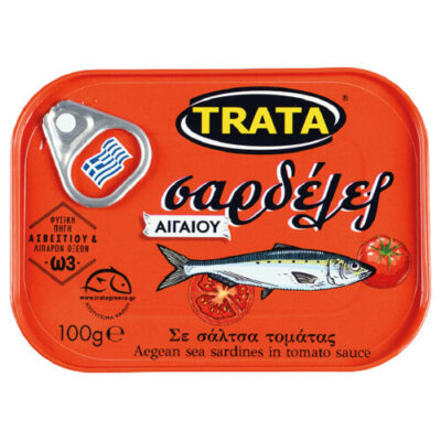 TRATA ΣΑΡΔΕΛΑ 100gr. - (ΣΕ ΣΑΛΤΣΑ ΤΟΜΑΤΑΣ)